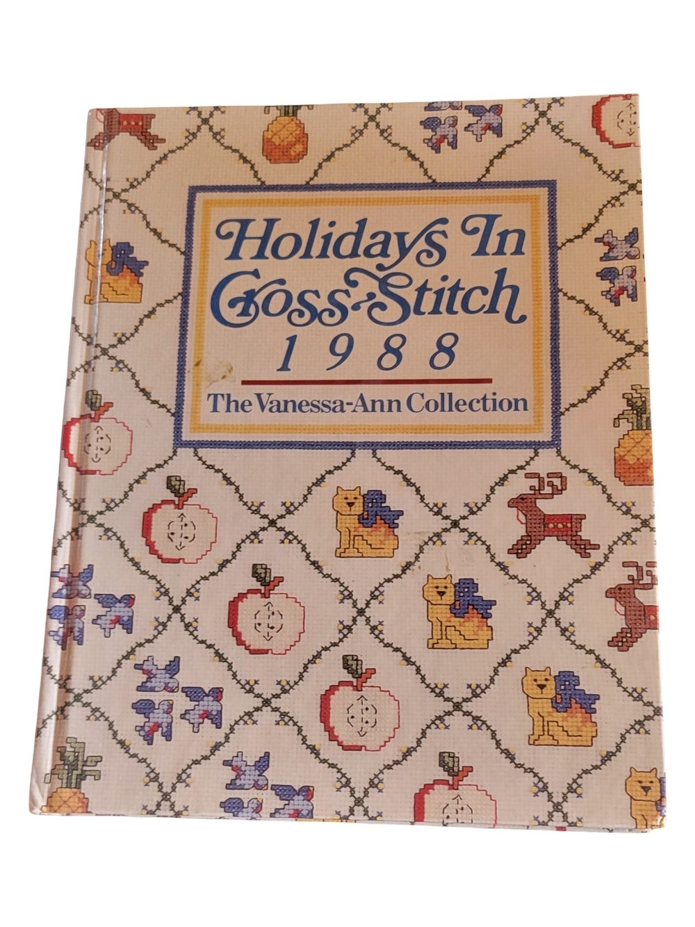 Holidays In Cross-Stitch 1988 - (Cream)